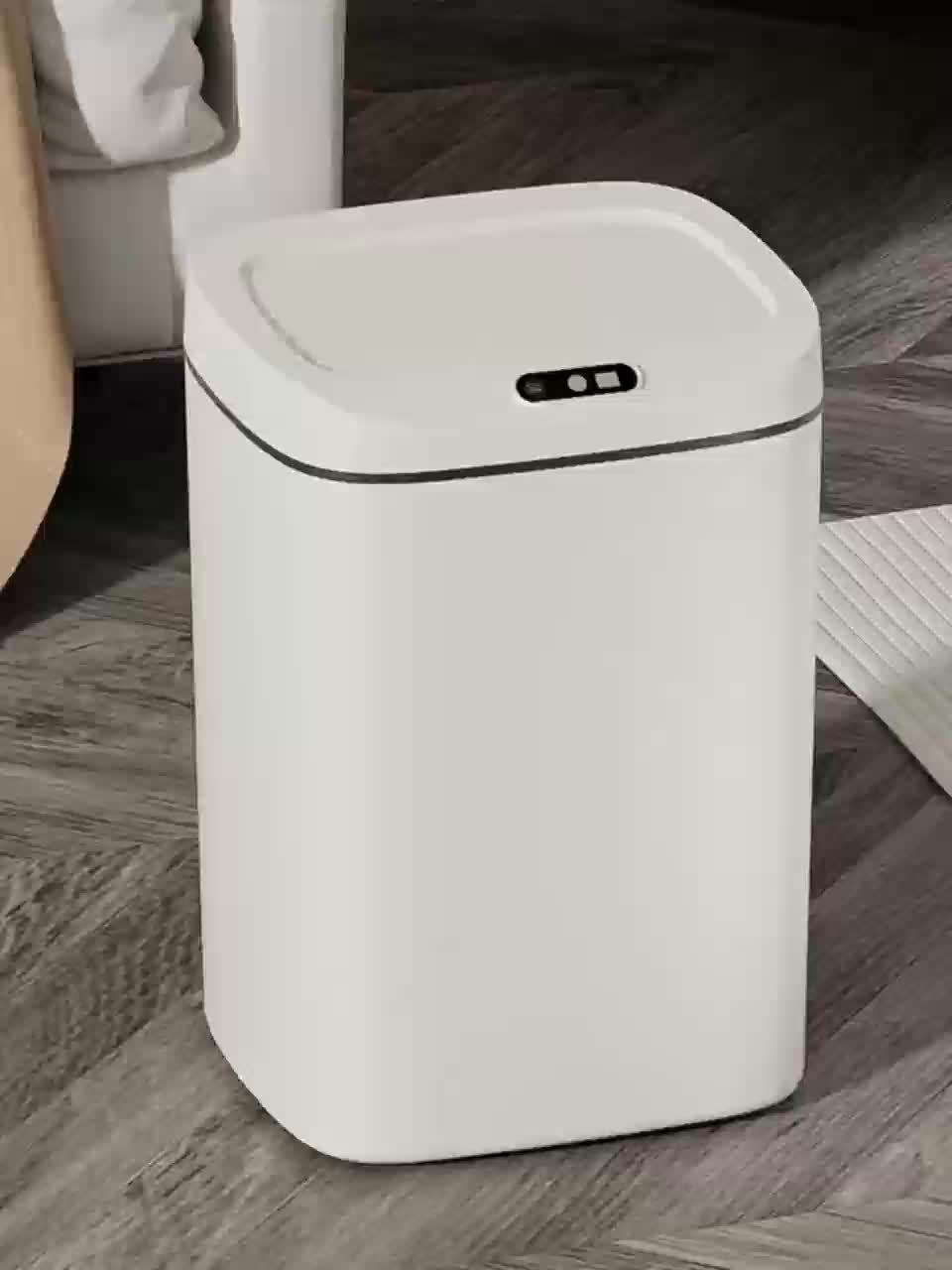 Smart Trash Can, Easily Opened with A Wave Of Your Hand, Tightly Sealed, Effectively Blocking Odors, Keeping The Air Fresh, Stylish In Appearance, Sturdy And Durable, Easy to Clean.