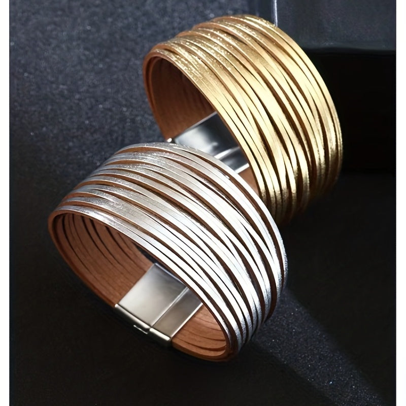 Multi-layer Magnetic Clasp Bracelet Popular Across Borders