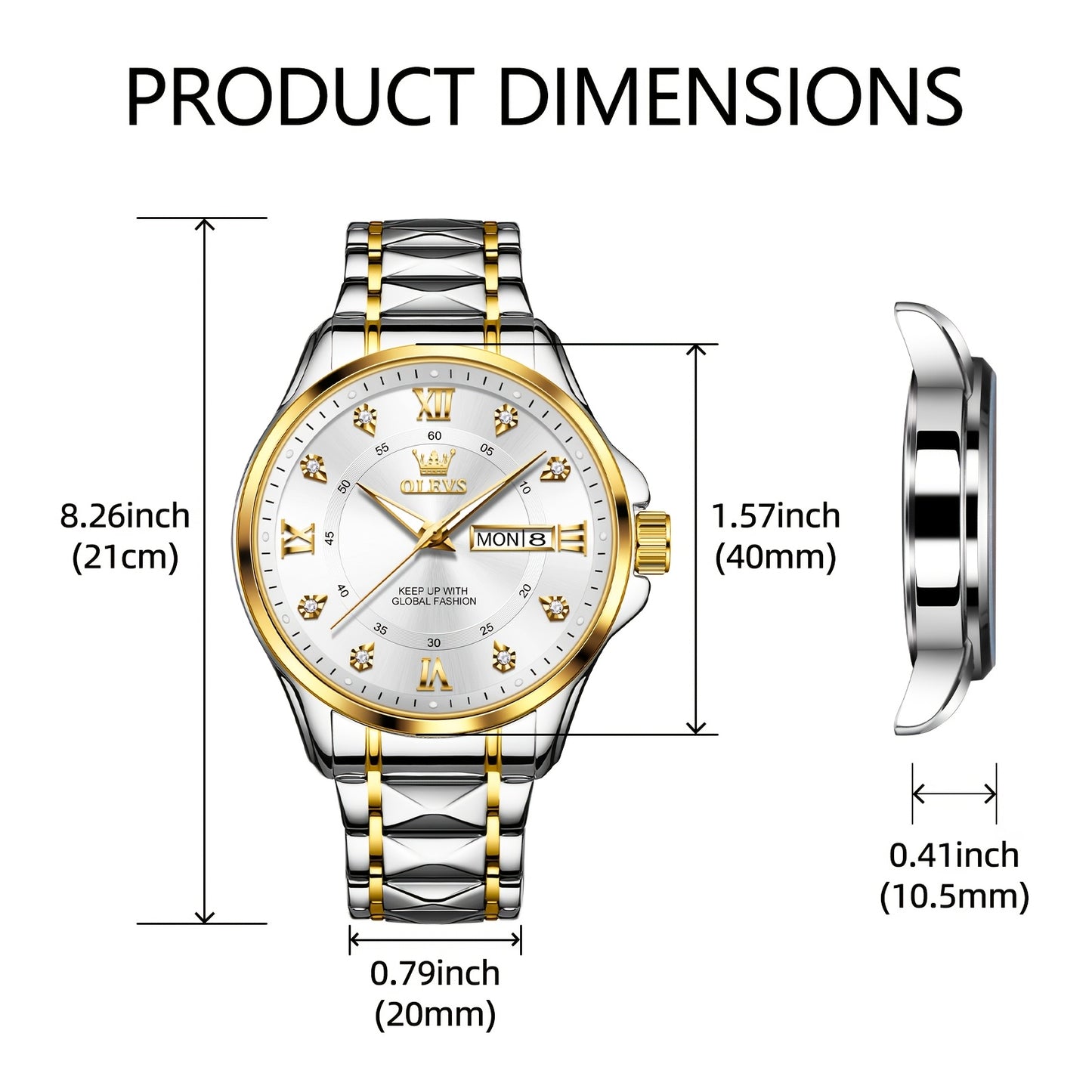 OLEVS Top Brand Original Men Quartz Watch Casual Business Watch For Men Calendar Luminous Fashion Men'S Wrist Watches
