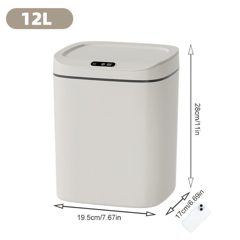 Smart Trash Can, Easily Opened with A Wave Of Your Hand, Tightly Sealed, Effectively Blocking Odors, Keeping The Air Fresh, Stylish In Appearance, Sturdy And Durable, Easy to Clean.