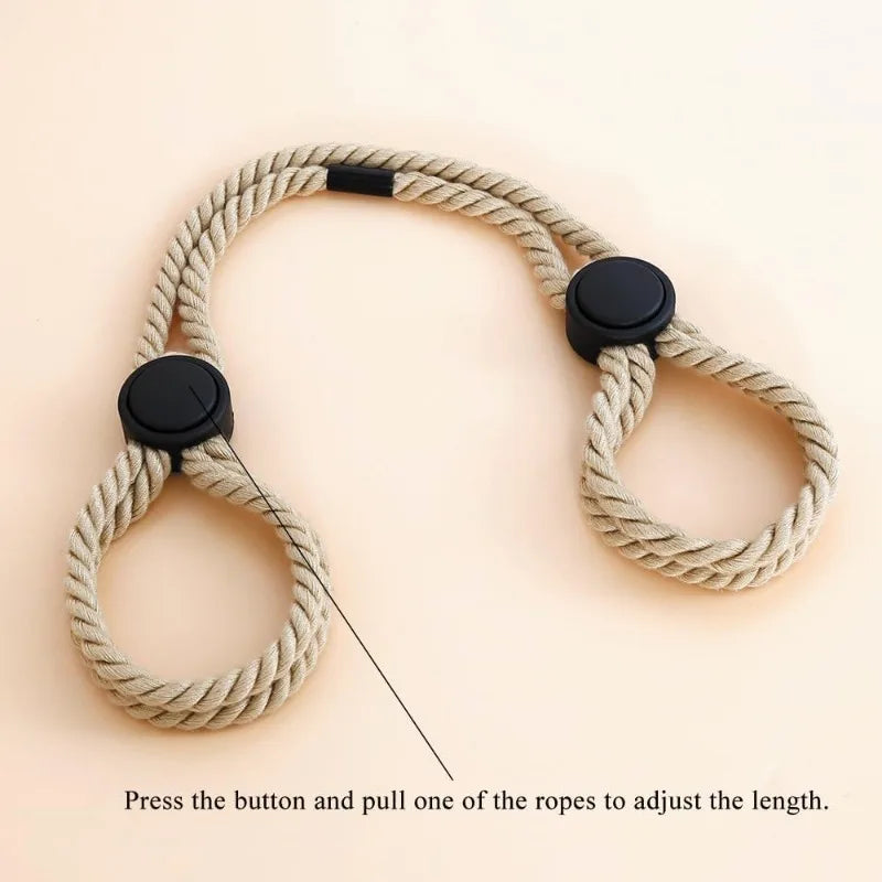 BDSM Sex Restraints Adjustable Bondage Rope Sex Handcuff Adult Restraint Rope Sexy Handcuffs Leg Straps Slave Bondage CouplePlay