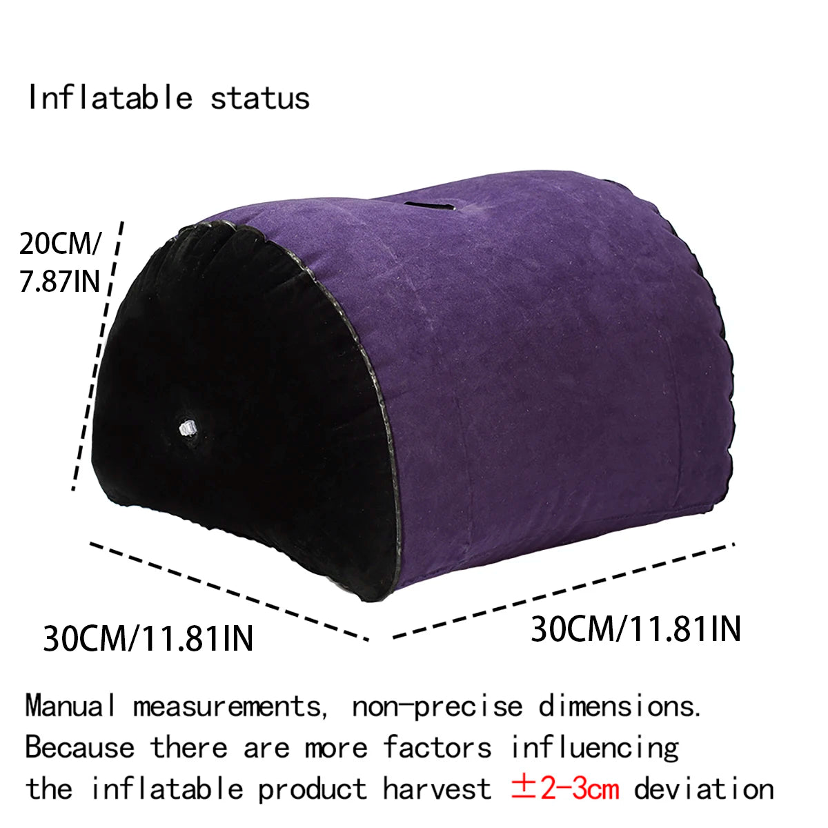 Inflatable PVC sex Posture Auxiliary Pillow Triangular Soft Mattress Semi-cylindrical Inverted Dildo Vibration Bar Accessories