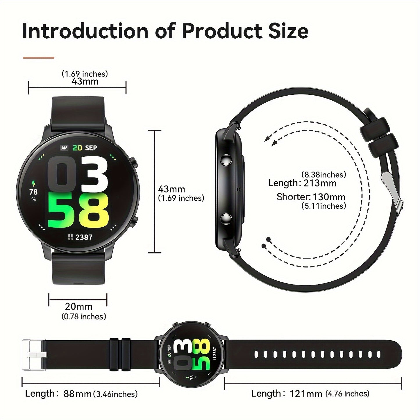 Women's Smartwatch, 1.39'' Wireless Call Smartwatch Gift With Voice Assistant, Remote Camera, 100+sports Modes Compatible With Multiple Mobile Systems