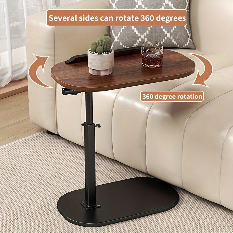 Laptop table, a mobile and adjustable side table/folding table, suitable for home office desks, coffee tables and bedside sofas, used in office reception, offices, holiday and Mother's Day gifts.