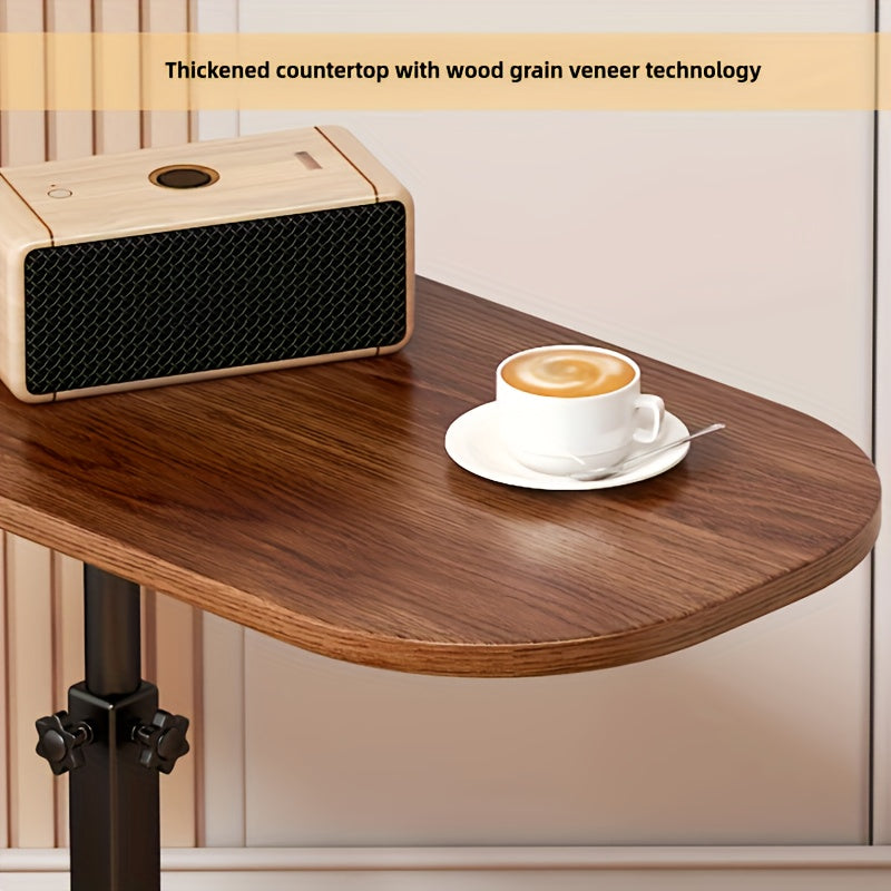 Laptop table, a mobile and adjustable side table/folding table, suitable for home office desks, coffee tables and bedside sofas, used in office reception, offices, holiday and Mother's Day gifts.