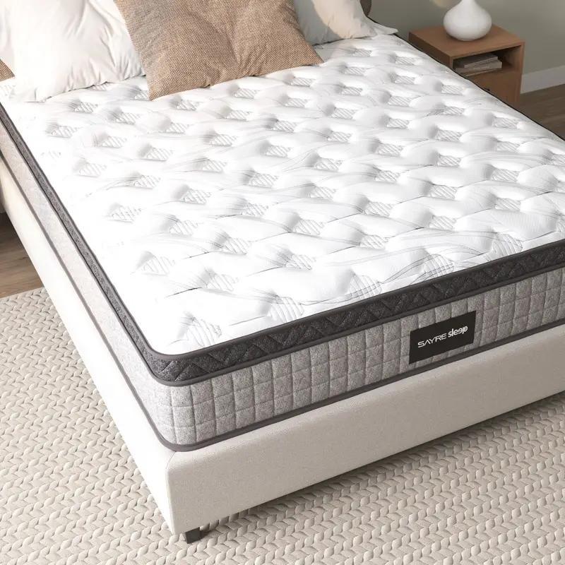 Premium High Quality Diamond Innerspring Hybrid and Cooling Gel Memory Foam Mattress and Motion Isolation