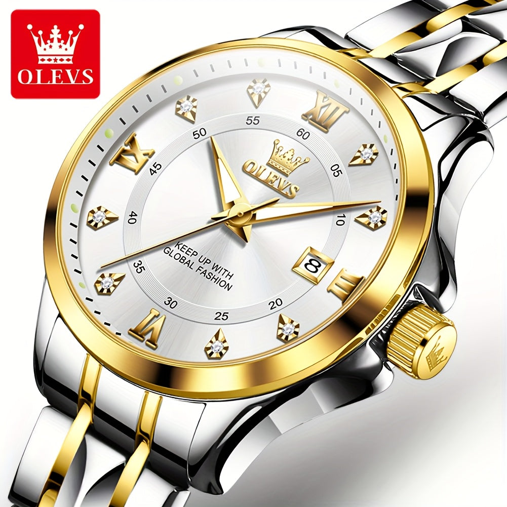 OLEVS Top Brand Original Men Quartz Watch Casual Business Watch For Men Calendar Luminous Fashion Men'S Wrist Watches