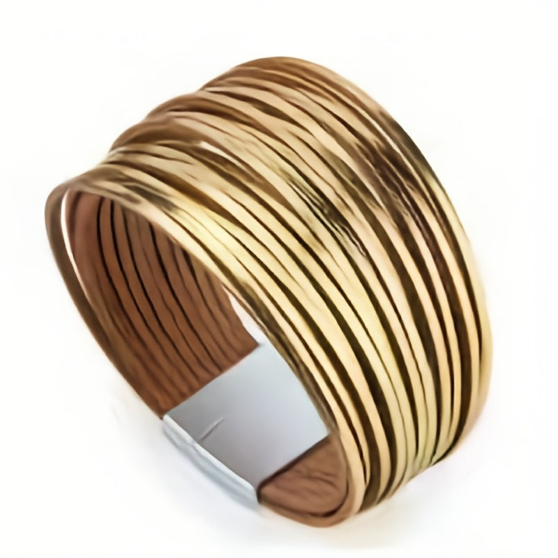 Multi-layer Magnetic Clasp Bracelet Popular Across Borders