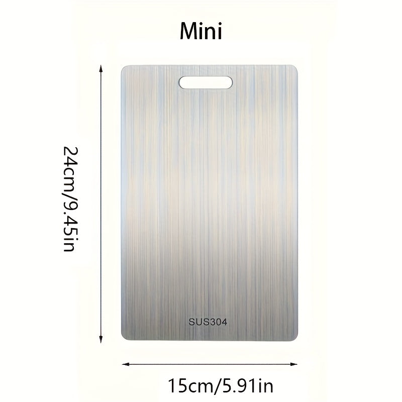 Premium Stainless Steel 2025 Double-Sided - Food Grade Stainless Steel Cutting Board For Kitchen And Dining