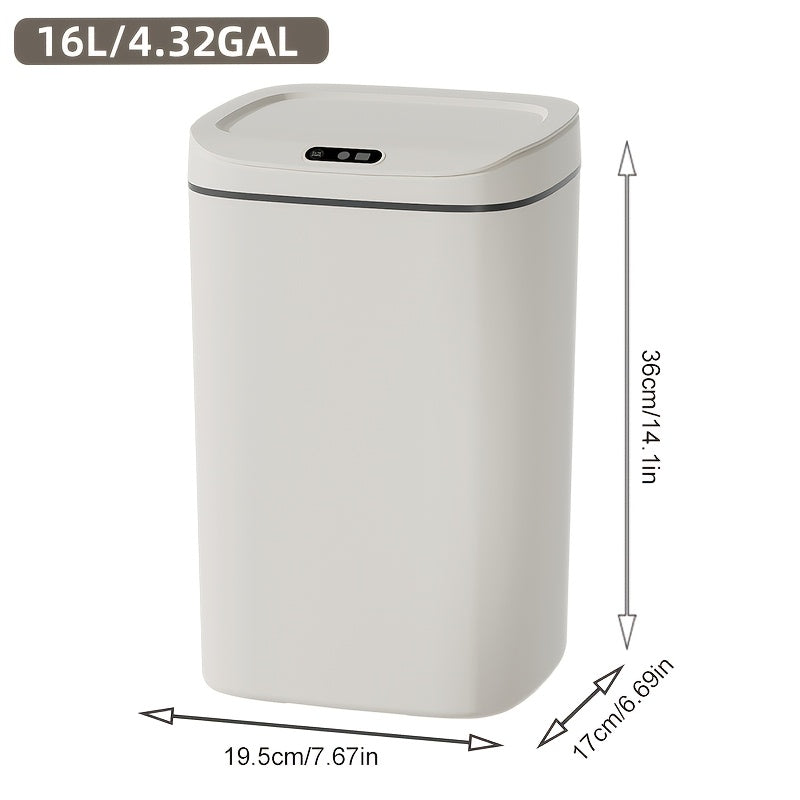Smart Trash Can, Easily Opened with A Wave Of Your Hand, Tightly Sealed, Effectively Blocking Odors, Keeping The Air Fresh, Stylish In Appearance, Sturdy And Durable, Easy to Clean.