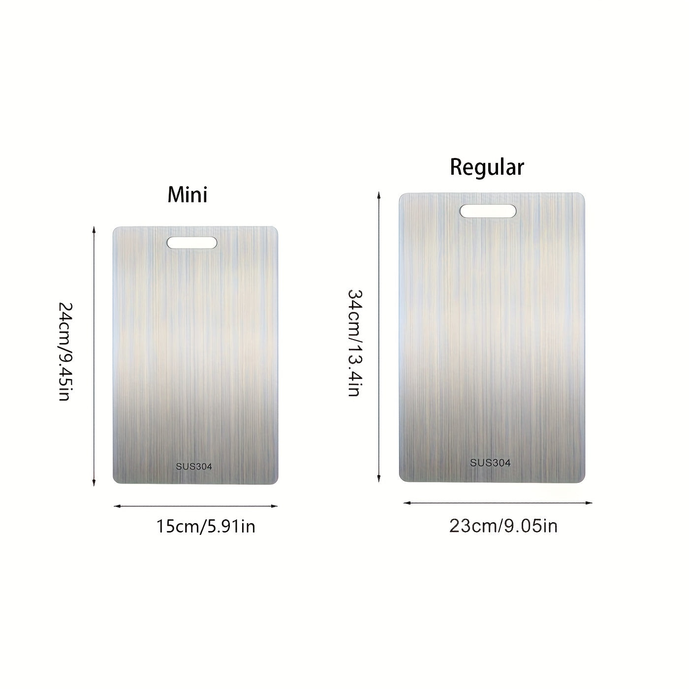 Premium Stainless Steel 2025 Double-Sided - Food Grade Stainless Steel Cutting Board For Kitchen And Dining