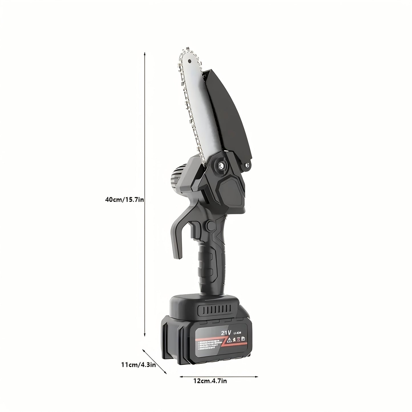 Mini Cordless Chainsaw, 6-inch Handheld Saw With Splash Protection And Safety Lock, Includes 2 Batteries And 2 Portable Units. Ideal For Trees, Gardens, Homes, And Yards. Perfect Gift For Valentine'S Day, Holidays, Birthdays,