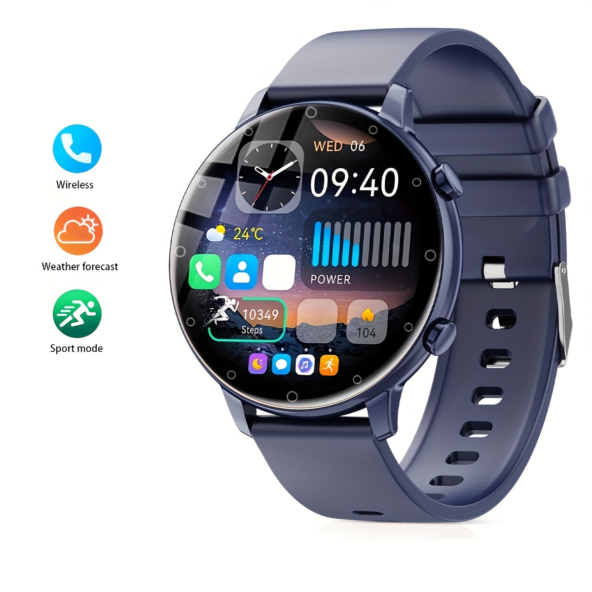 Women's Smartwatch, 1.39'' Wireless Call Smartwatch Gift With Voice Assistant, Remote Camera, 100+sports Modes Compatible With Multiple Mobile Systems