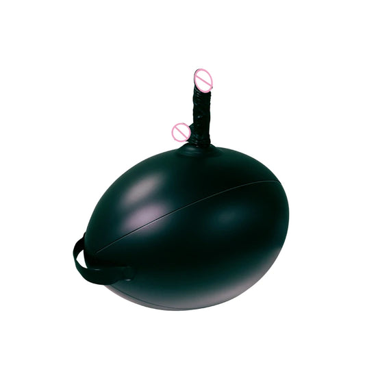 Female Masturbator! Inflatable Balloon Sex Cushion With Dildo Easy To Store And Clean Sex Furniture Adult Games 3P Couples flirt