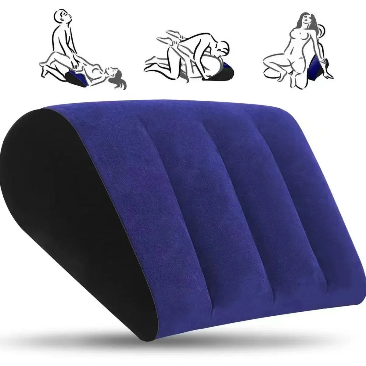 BDSM Inflatable Wedge Pillow Sex Furniture Multifunctional Positions Cushion For Couples Adult Games Sex Toy  Sofa Flocking
