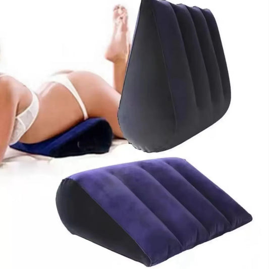 BDSM Inflatable Wedge Pillow Sex Furniture Multifunctional Positions Cushion For Couples Adult Games Sex Toy  Sofa Flocking