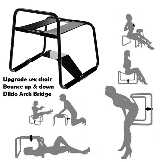 BDSM Couple Sex Furniture Adult Game Sex Chair Elastic Stool Erotica Equipment Chair SM Swing Bouncing Hopping Sex Toy Set