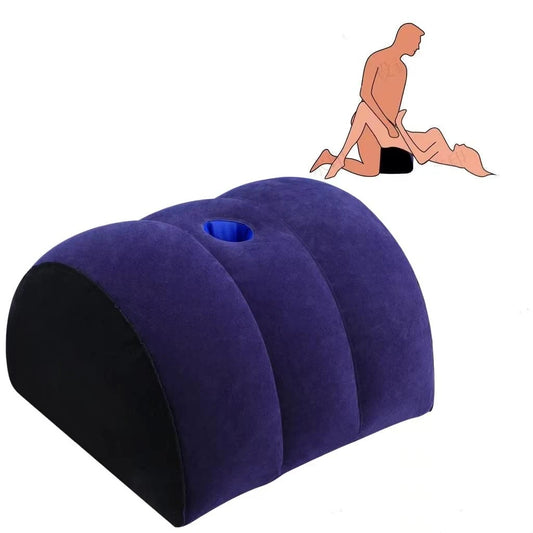 Sex Toys Dildo Half Moon Pillow Adult Toy Mount for Coupe Sex Women G Spot Position Cushion Multifunctional Inflatable Support