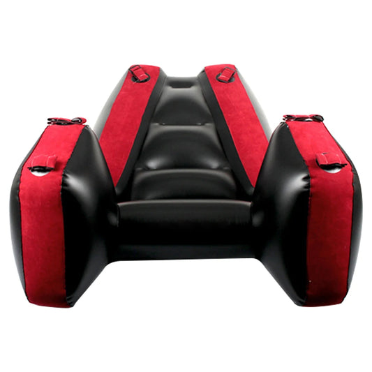 Flocking PVC With Straps Sex Furniture Aid Adult Games Sex Chair Bed Sex Tools For Couples Women Split Leg Sofa Mat Inflatable