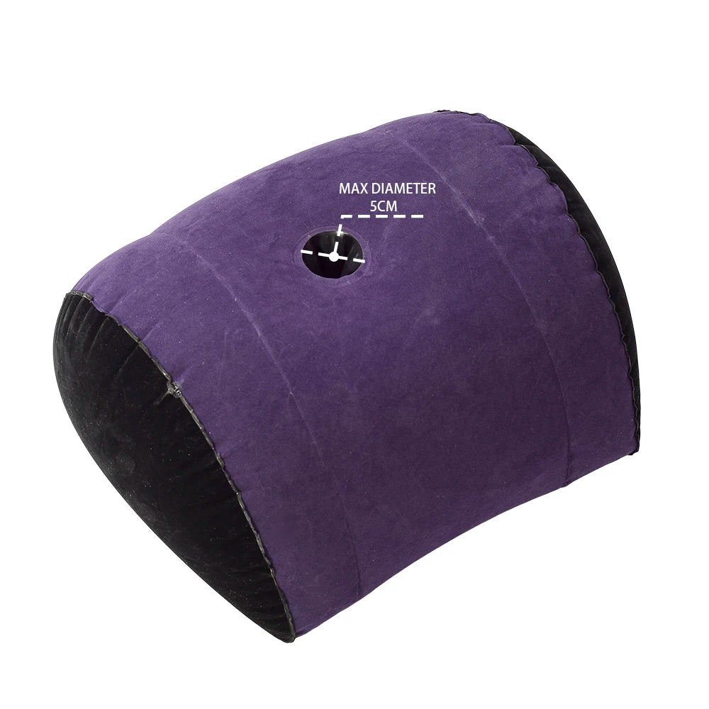 Inflatable PVC sex Posture Auxiliary Pillow Triangular Soft Mattress Semi-cylindrical Inverted Dildo Vibration Bar Accessories