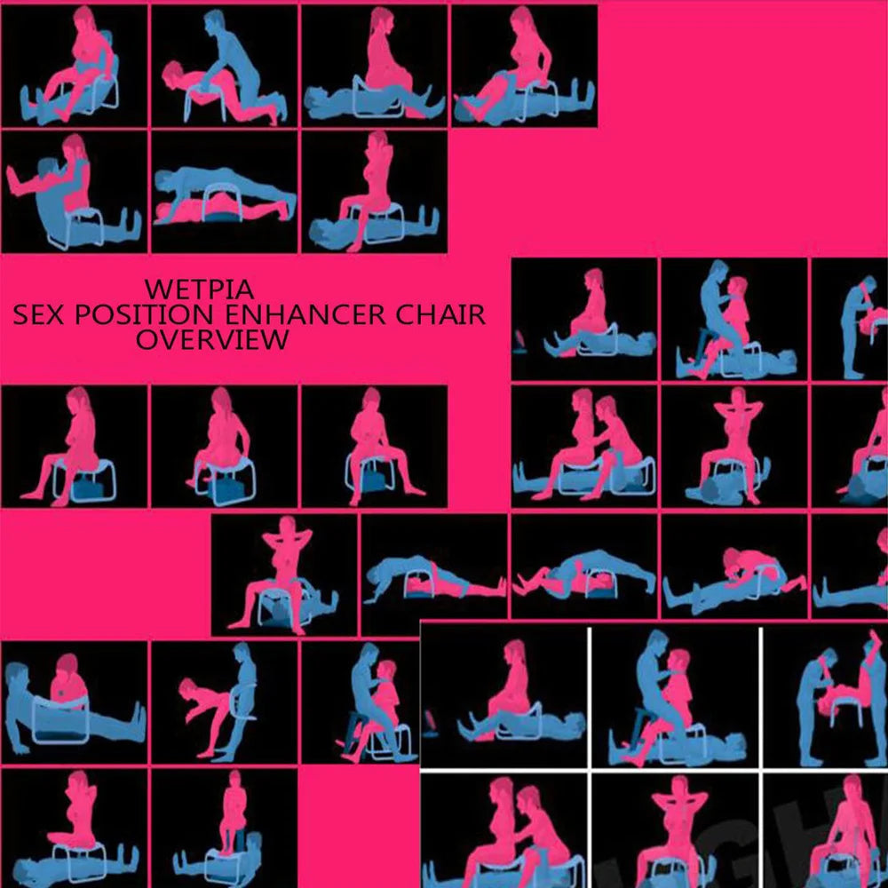 Upgraded Weightless Sex Chair Sex Position Enhancer Chair Assistance Sex SM Swings Sex Sofa Sex Bench Sex Stool Dildo Chair BDSM
