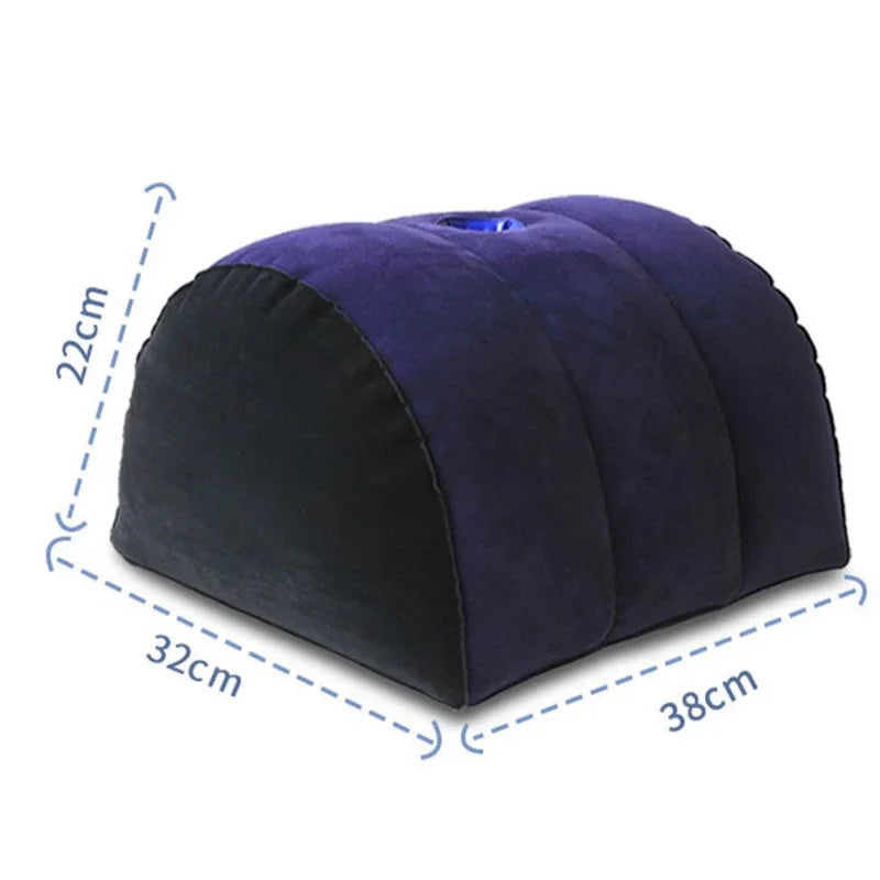 Sex Toys Dildo Half Moon Pillow Adult Toy Mount for Coupe Sex Women G Spot Position Cushion Multifunctional Inflatable Support