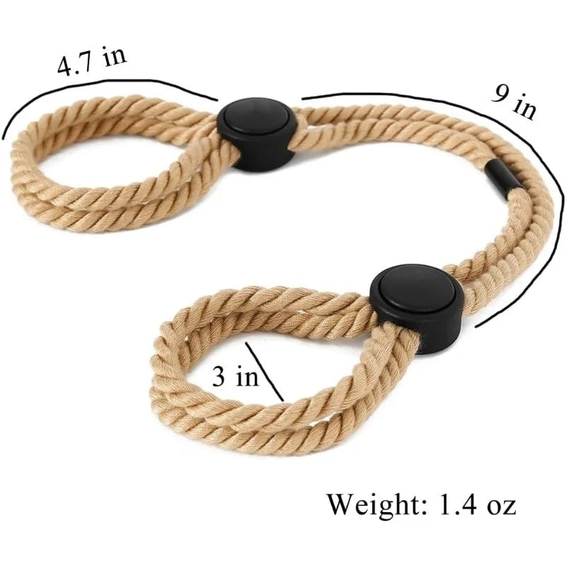 BDSM Sex Restraints Adjustable Bondage Rope Sex Handcuff Adult Restraint Rope Sexy Handcuffs Leg Straps Slave Bondage CouplePlay