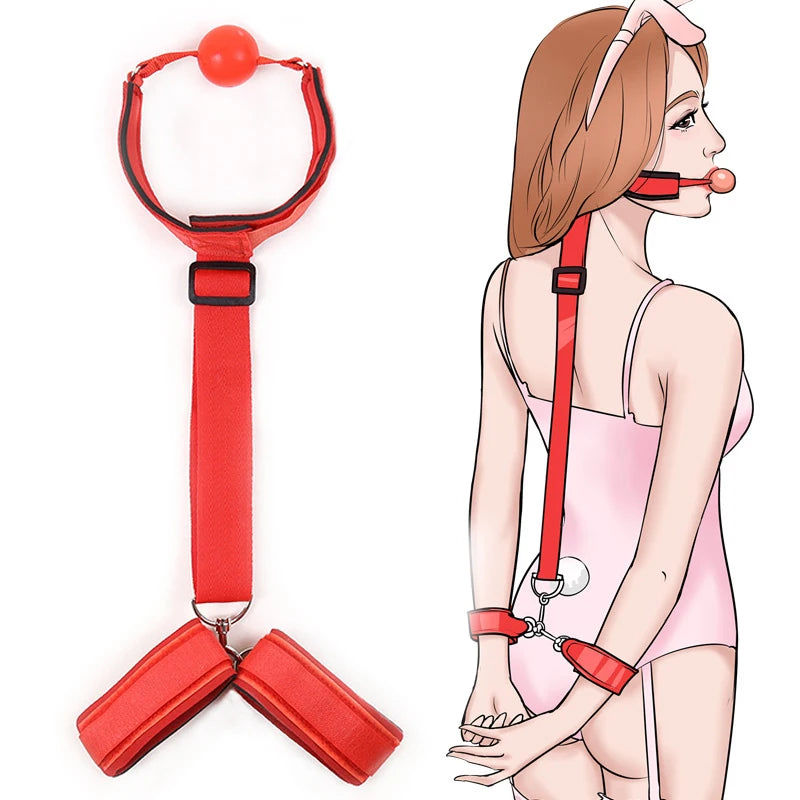 Adult Sex Shop Erotic Costume 18 Strap-on Toys Bdsm Hand And Leg Restraints Erotic Products Sexy Lingerie Gay Bondage SM Props