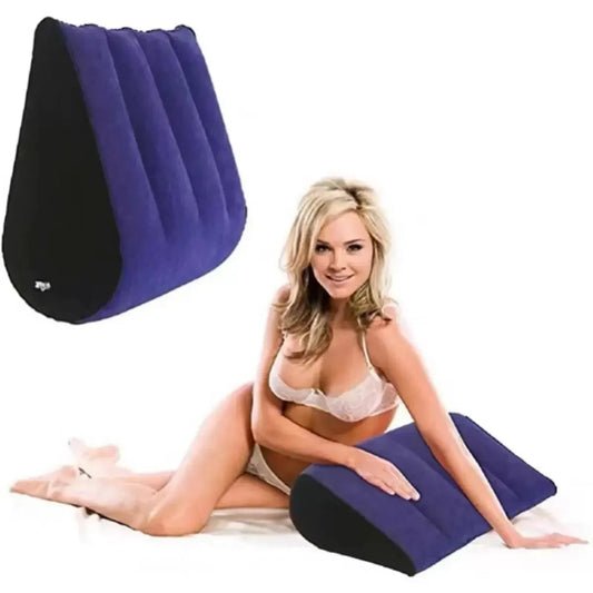 BDSM Inflatable Wedge Pillow Sex Furniture Multifunctional Positions Cushion For Couples Adult Games Sex Toy  Sofa Flocking