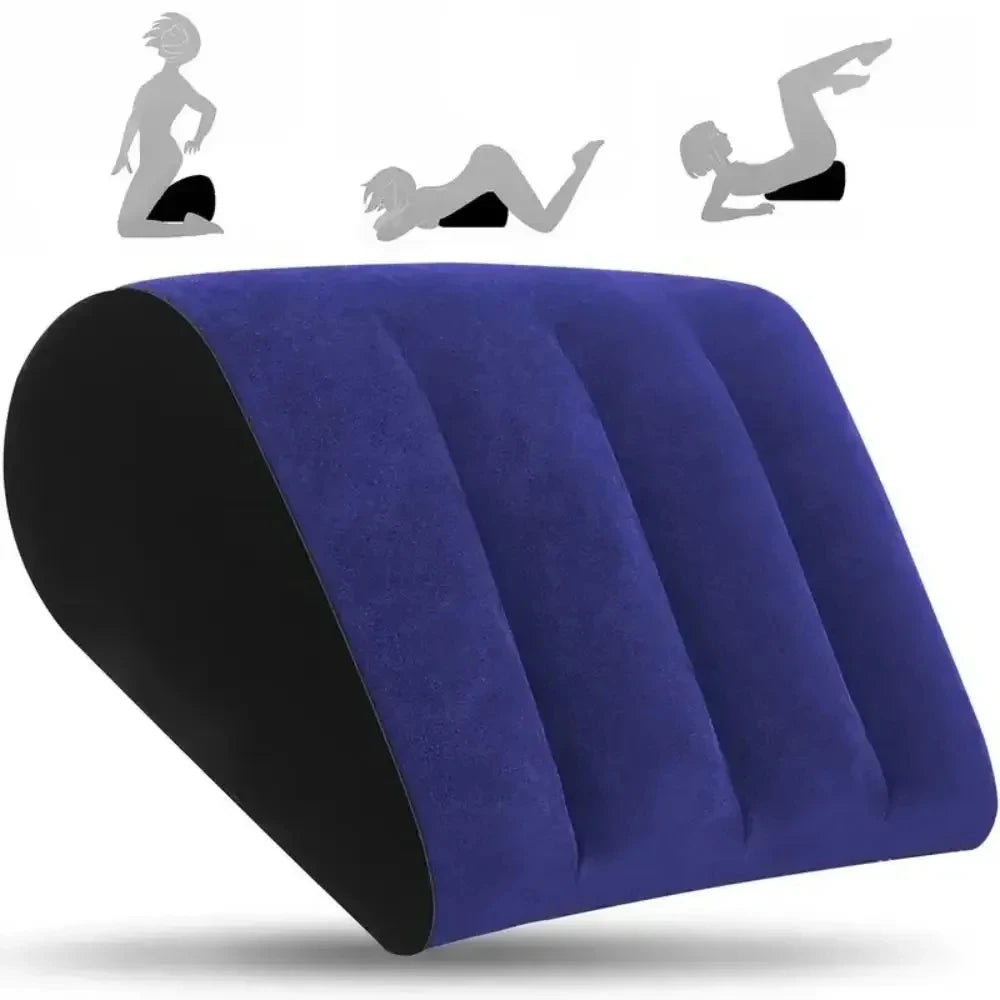 BDSM Inflatable Wedge Pillow Sex Furniture Multifunctional Positions Cushion For Couples Adult Games Sex Toy  Sofa Flocking