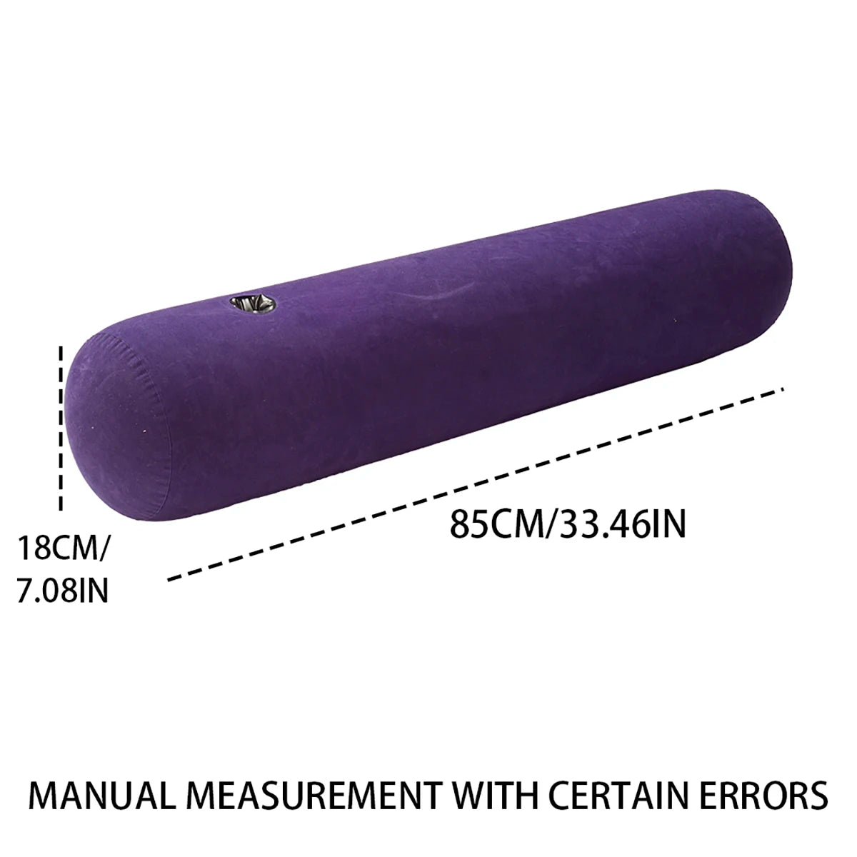 Cylindrical plush inflatable sex support pillow, dildo, inverted auxiliary tool, adult party toy