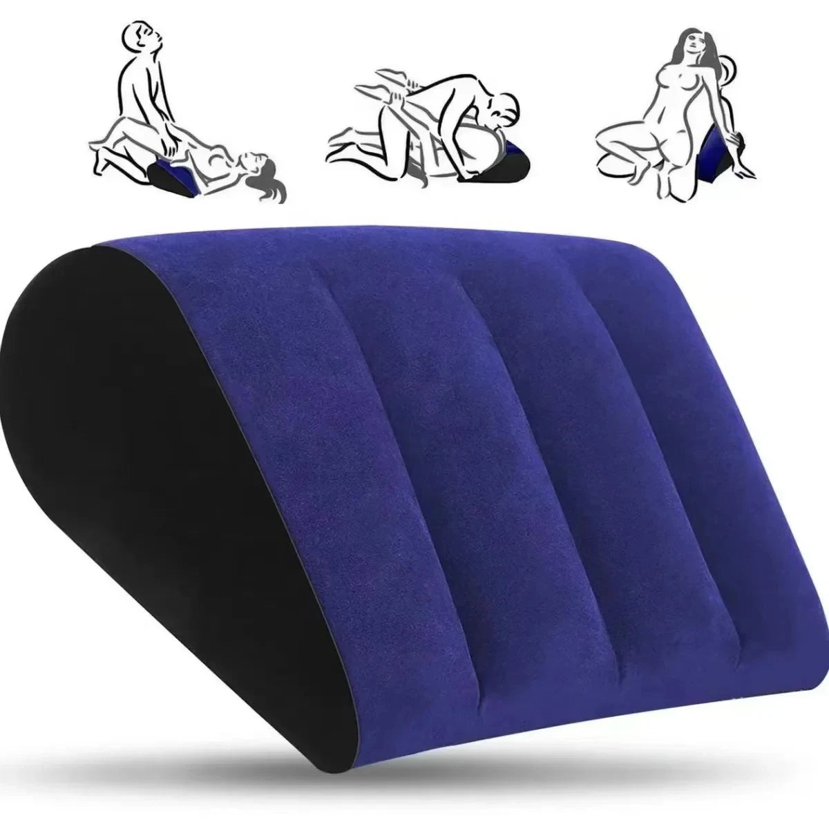 BDSM Inflatable Wedge Pillow Sex Furniture Multifunctional Positions Cushion For Couples Adult Games Sex Toy  Sofa Flocking
