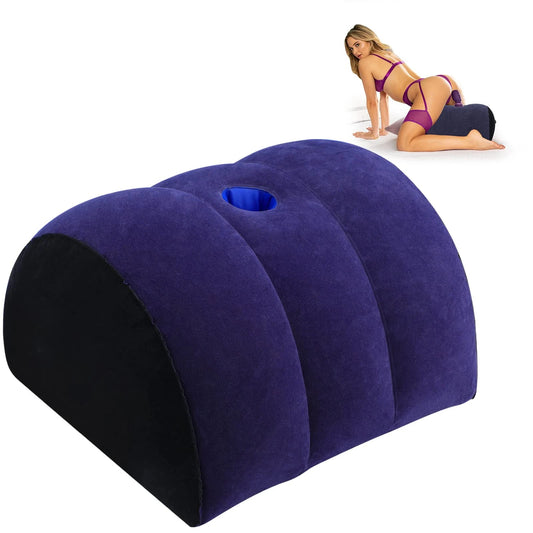 Sex Toys Dildo Half Moon Pillow Adult Toy Mount for Coupe Sex Women G Spot Position Cushion Multifunctional Inflatable Support