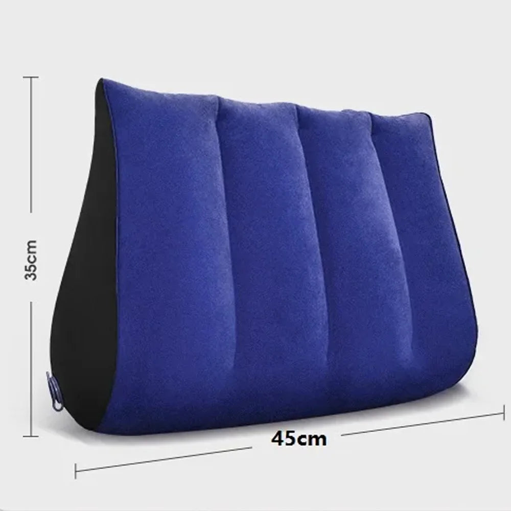 Sex Toy Furniture Pillow Position Cushion Triangle Inflatable Ramp Furniture Positioning Deeper Support Men Women Couples Game