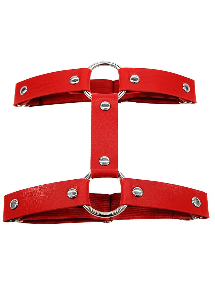 Sexy Garter Belt PU Leather Body Harness Bondage Sex Erotic Suspender BDSM Sex Toys for Couple Underwear Strap Slave Party