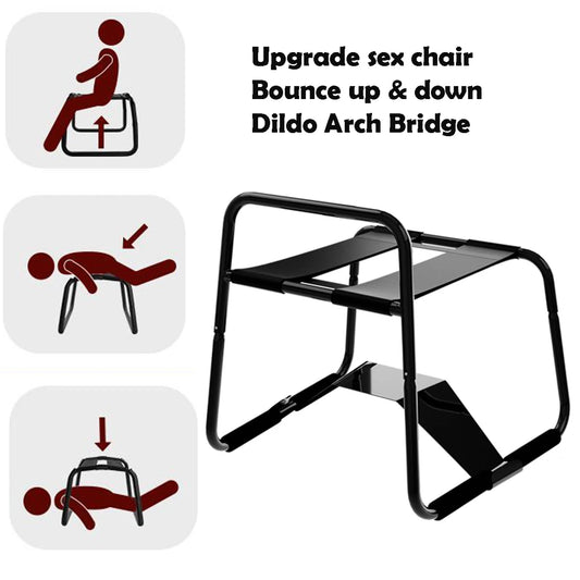 BDSM Couple Sex Furniture Adult Game Sex Chair Elastic Stool Erotica Equipment Chair SM Swing Bouncing Hopping Sex Toy Set
