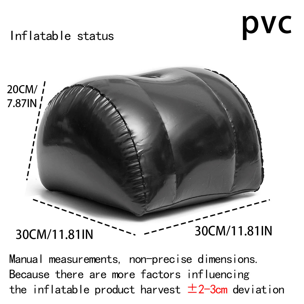 Cylindrical plush inflatable sex support pillow, dildo, inverted auxiliary tool, adult party toy