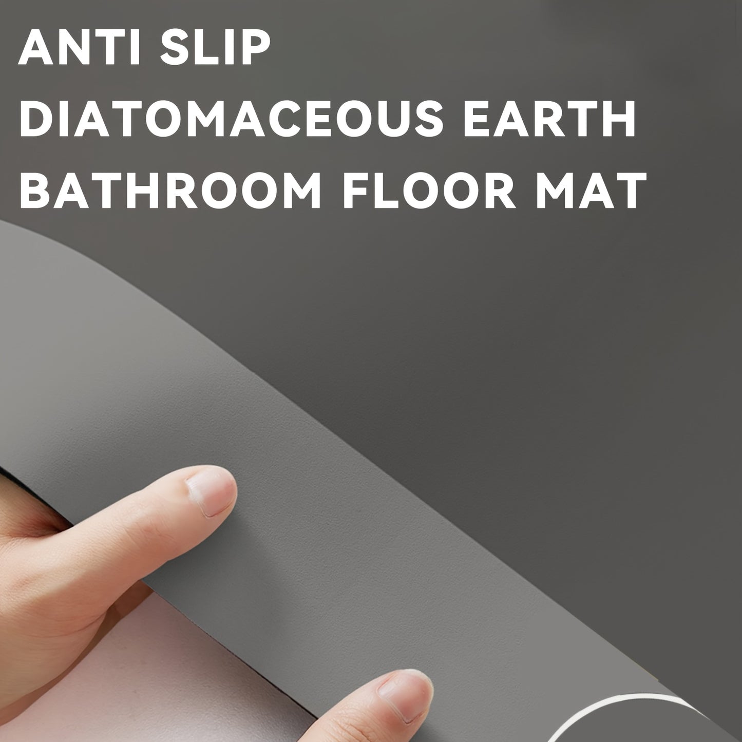 Super Absorbent Diatomite Bath Mat - Quick Dry, Non-slip And Water-absorbing Floor Mat, Soft And Comfortable Bathroom Mat, Suitable For Bathroom, Shower, Laundry Room, Bedroom, Living Room, Doorstep Mat, Kitchen Floor Mat, RV