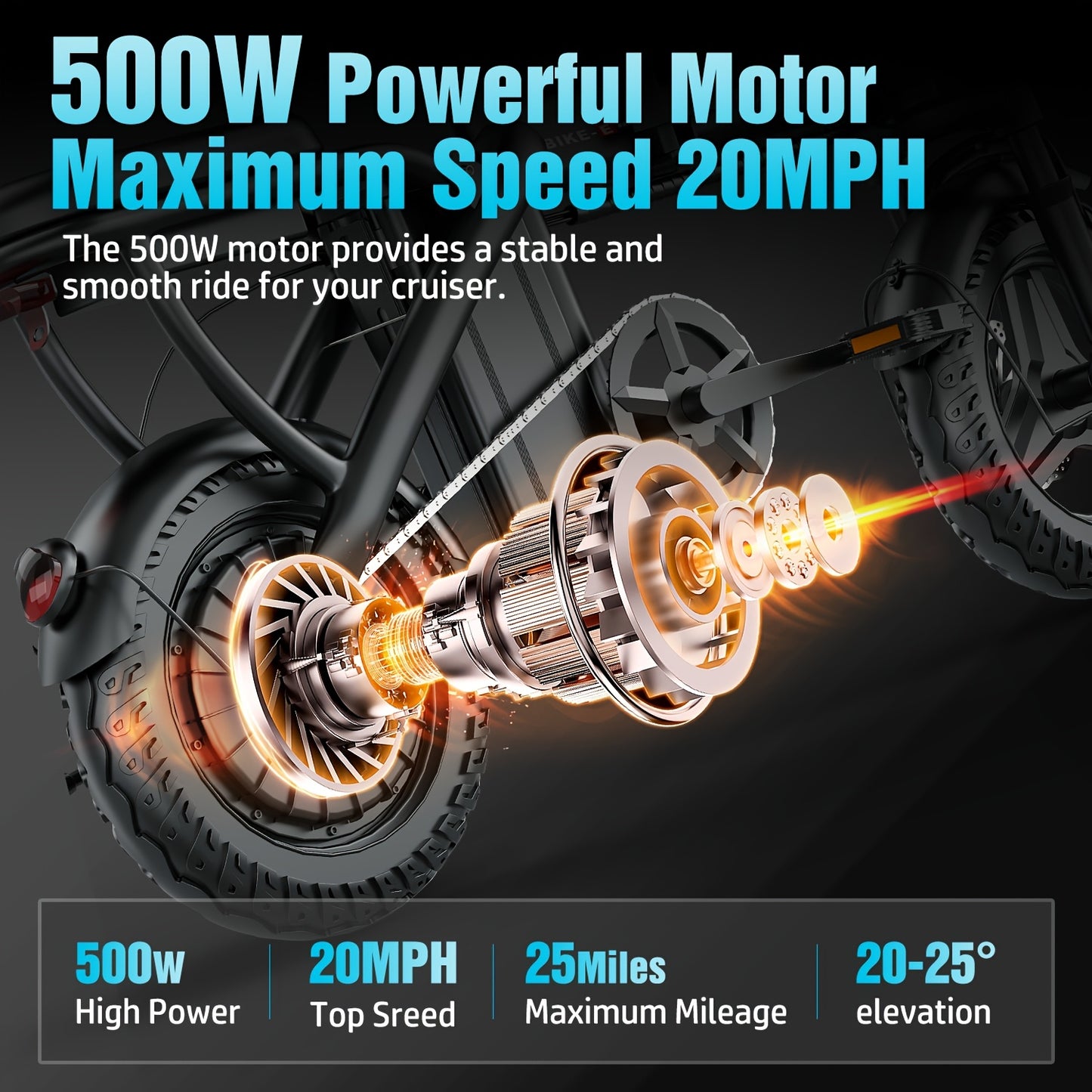 500W Lightweight Folding Electric Bike for Adults - 20MPH 35-Mile Range Commuter E-Bike with 48V 10AH Removable Battery, Front Headlight & Disc Brakes, 385 lbs Capacity, Alloy Steel Frame, Black, Foldable Electric Bike, Urban