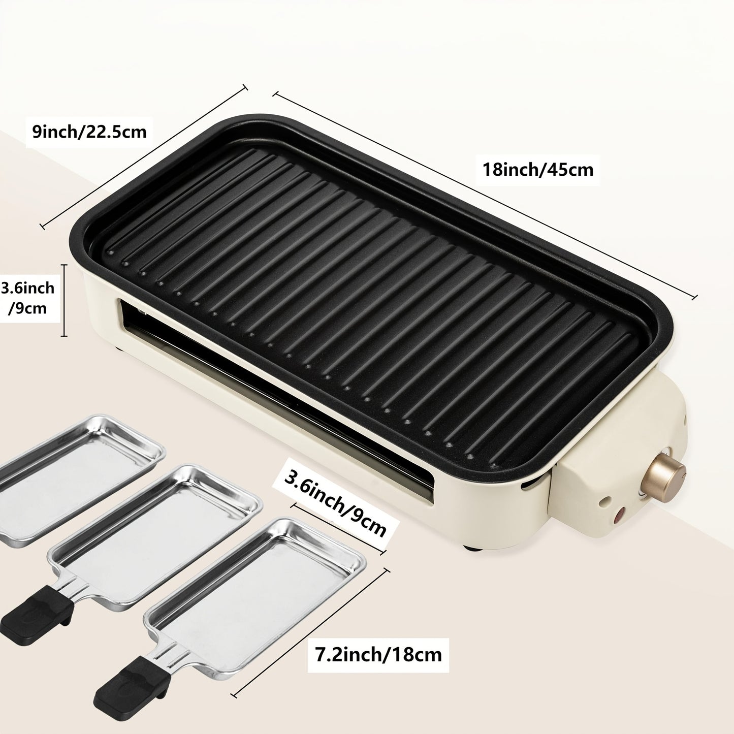 Smokeless Electric Grill, Indoor Grill With Removable Non-Stick Plate, Indoor Grill, Kitchen Must Haves, 1500W, Portable BBQ Grill, Electric Griddle, Best Quality Items, Dishwasher Safe, Hot Pot, Cooking, Gifts, Gift Ideas, P