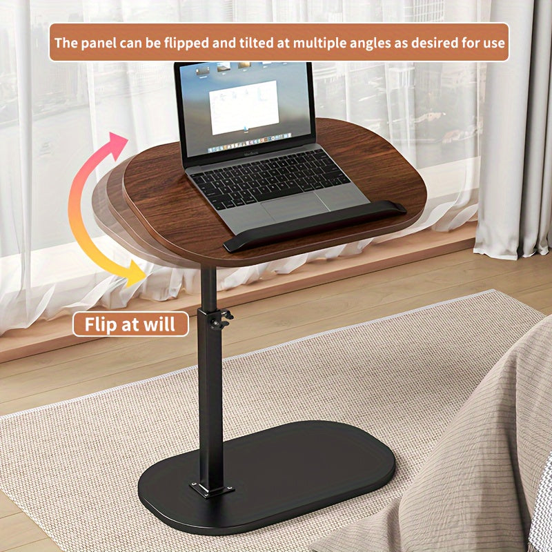Laptop table, a mobile and adjustable side table/folding table, suitable for home office desks, coffee tables and bedside sofas, used in office reception, offices, holiday and Mother's Day gifts.