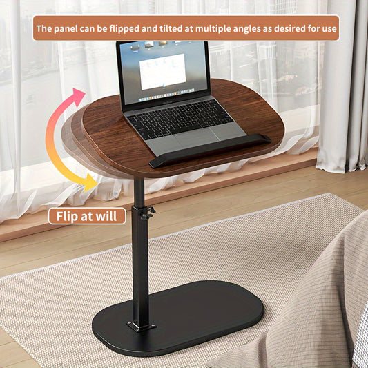 Laptop table, a mobile and adjustable side table/folding table, suitable for home office desks, coffee tables and bedside sofas, used in office reception, offices, holiday and Mother's Day gifts.