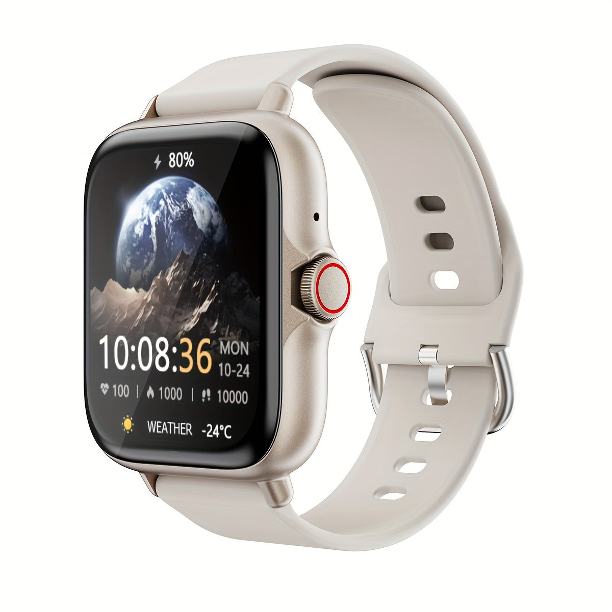 [Smart Watch] 1.83" Smart Watch | Full Touch Screen, Activity Tracker with Call & Message Functions, Pedometer, Multiple Sports Modes, Compatible with IOS/Android Devices, Simple Style, Ideal Gift for Any Occasion